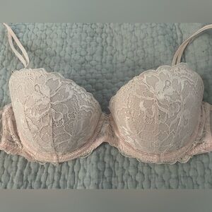 PINK Victoria’s Secret push up balconette bra Size 36C